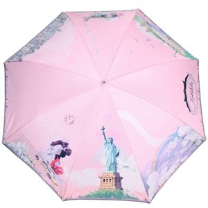 사랑해 뉴욕 핑크 UV코팅 양산